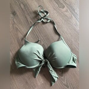 Green Swimwear, Bikini Top, Size L